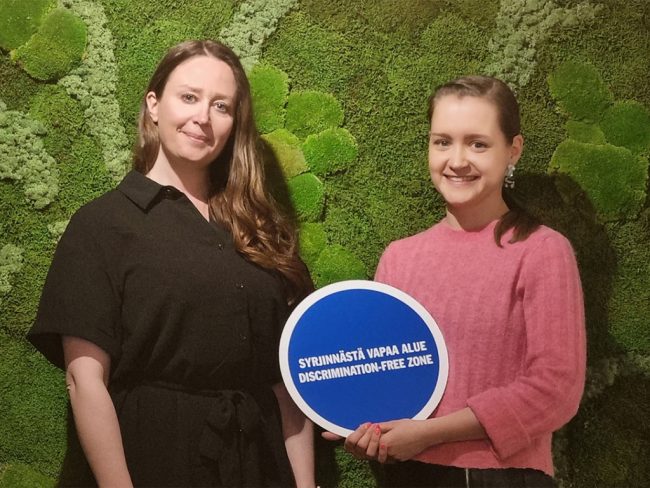 Ylva ja UniCafe julistautuvat syrjinnästä vapaaksi alueeksi